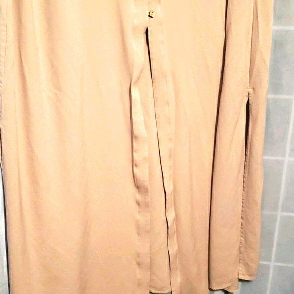 100% SILK VALERIE STEVENS SLEEVL. TUNIC SZ 18W - Picture 6 of 8